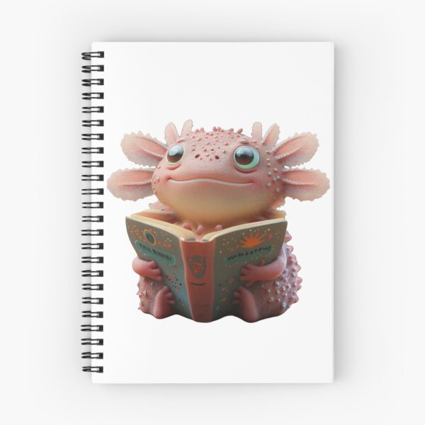 Item preview, Axolotl's Whimsical Reading World designed and sold by BestArtByArvind.