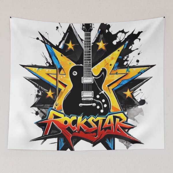 Item preview, Rockstar Design Collection: Ignite Your Style with the Power of Rock 'n' Roll! designed and sold by HarmonyGuitars.