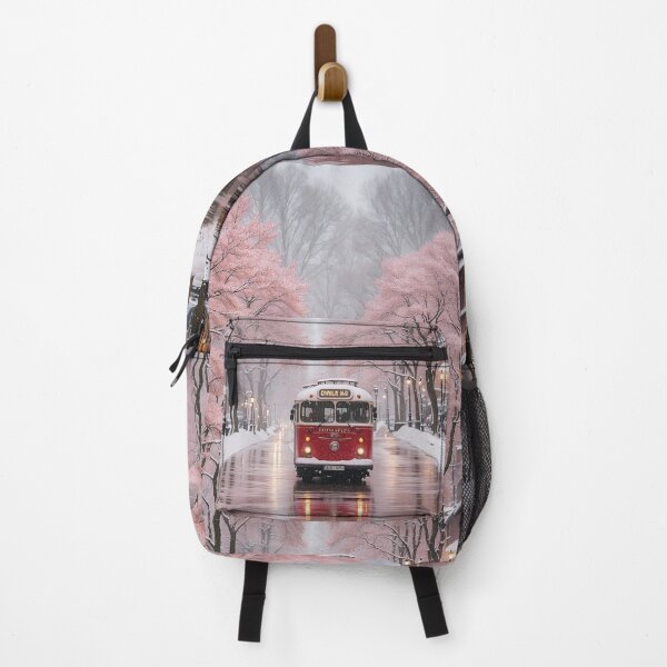 Item preview, Winter Red Bus designed and sold by Witsprings.