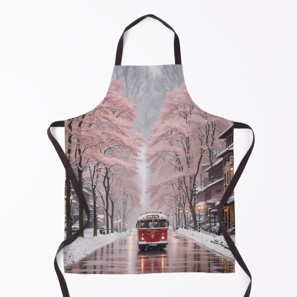 Item preview, Winter Red Bus designed and sold by Witsprings.