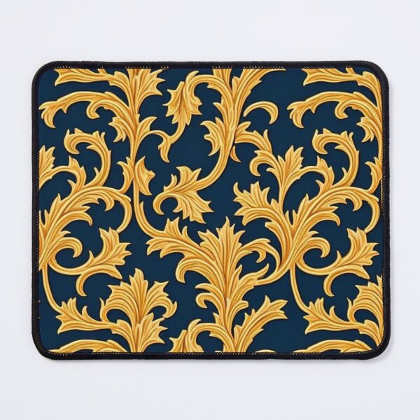 Item preview, Floral Art Elegant & Royal Blue Regal Filigree Damask  1X designed and sold by Zeporas Castle.
