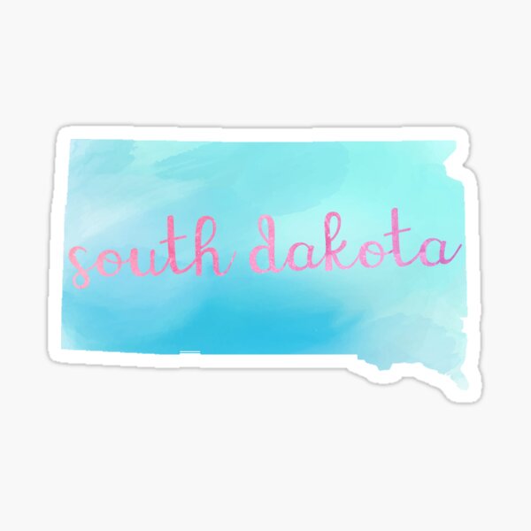 Item preview, South Dakota Watercolor designed and sold by ohioinspired.