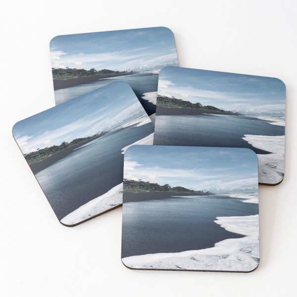 Item preview, Waves On Black Sand Beach designed and sold by LuizaK.