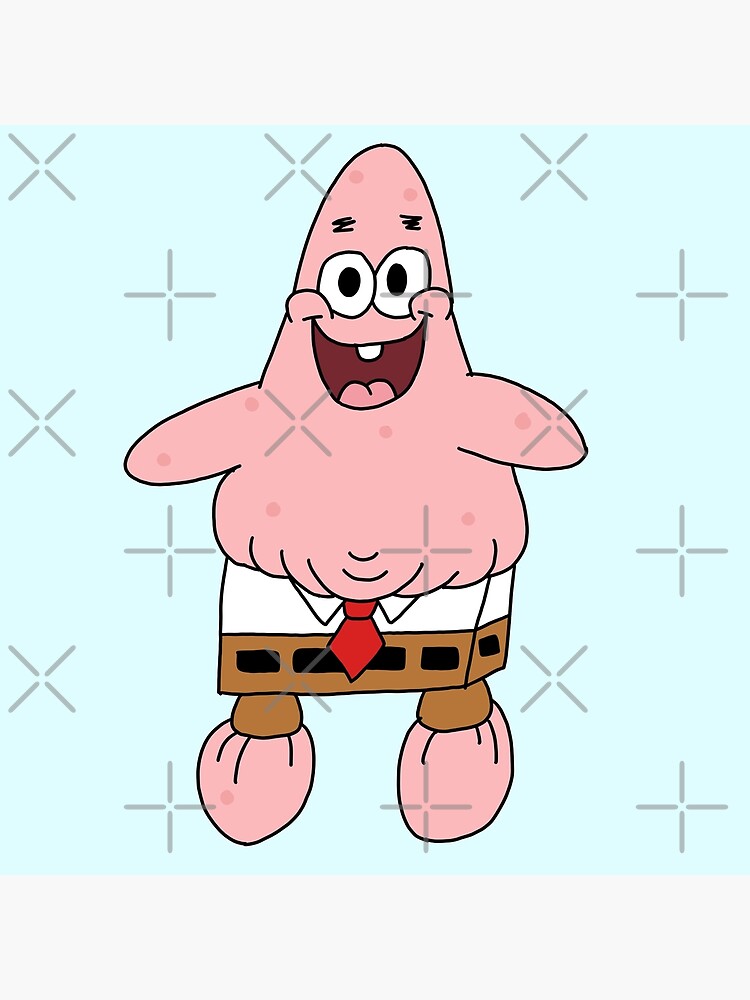 Patrick in Spongebob pants Poster