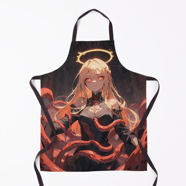 Item preview, New Monster cute anime girl with tentacles portrait art designed and sold by TheArtistOf2022.