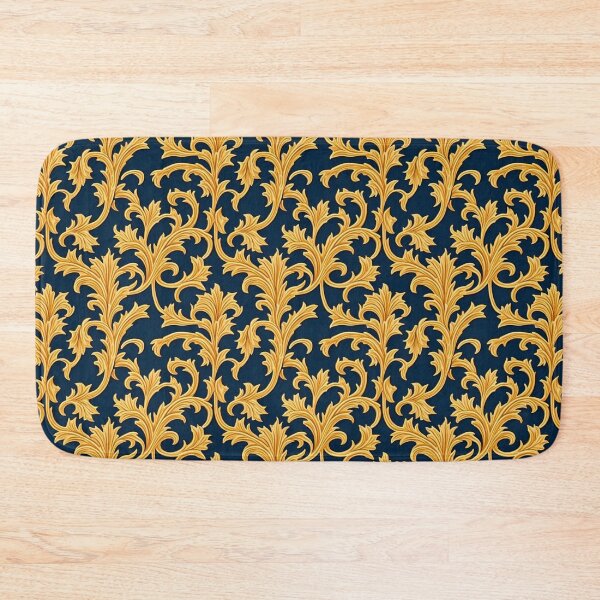 Item preview, Floral Art Elegant & Royal Blue Regal Filigree Damask  2X designed and sold by Zeporas Castle.