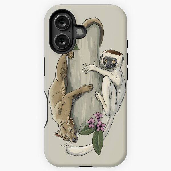 Item preview, "Balancing Act" Fossa and Sifaka Lemur designed and sold by ArtByBreah.