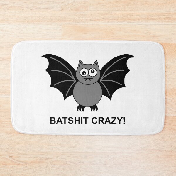 Item preview, Batshit Crazy Cute Cartoon Bat designed and sold by Scat the cat.