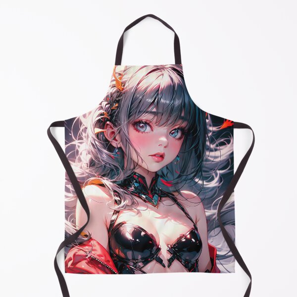 Item preview, Realistic Anime girl portrait in Cyberpunk outfit city art designed and sold by TheArtistOf2022.