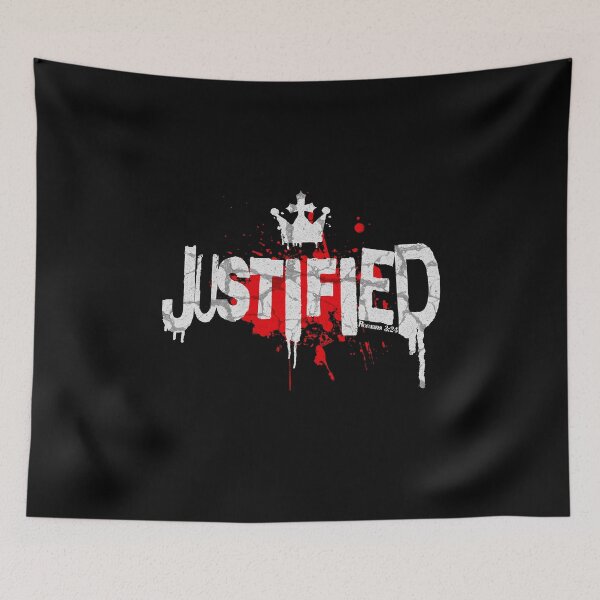 Item preview, JUSTIFIED Romans 3:24 Christian Design designed and sold by ej-sulu.