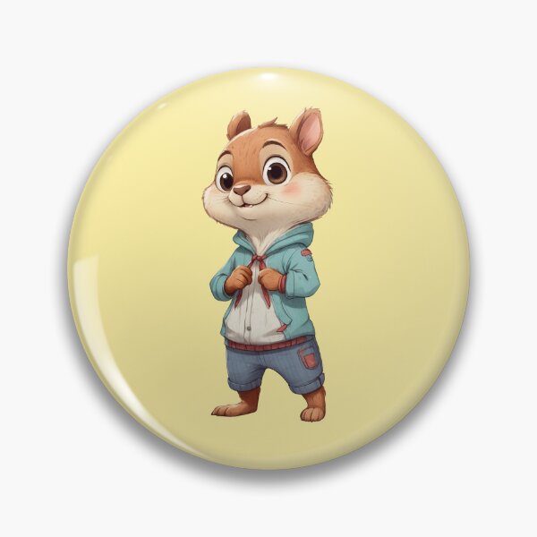 Item preview, Squirrel toon designed and sold by ElderDruidArt.