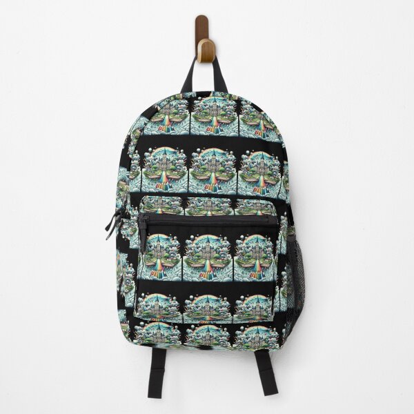 Item preview, "Fantasy Academy of Knowledge - Colorful Books and Pencils Illustration" designed and sold by ChromaticBlend.