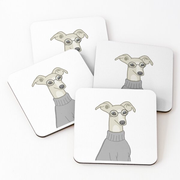 Item preview, Wise italian greyhound designed and sold by Cinnamonbon.