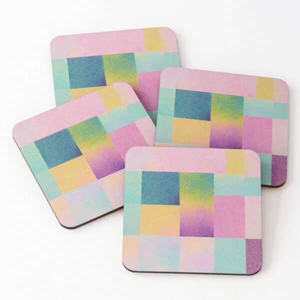 Item preview, Pastel-Colored Checkerboard Pattern designed and sold by Delemore Art.