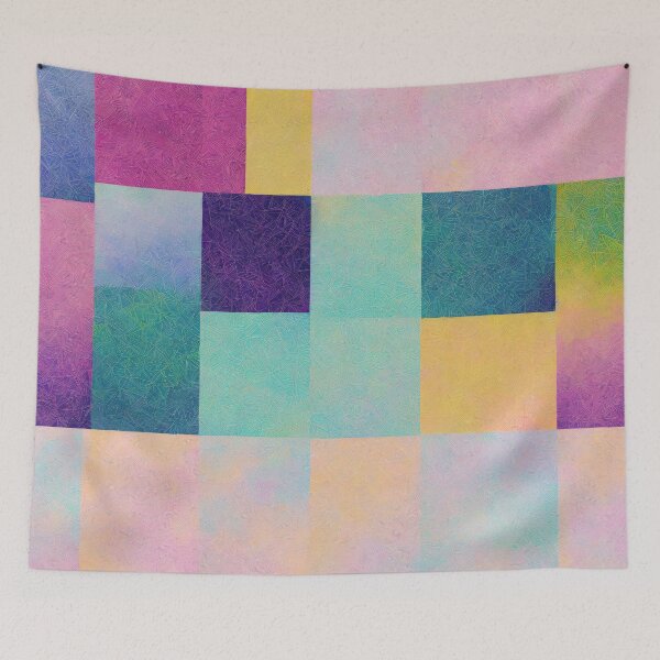 Item preview, Pastel-Colored Checkerboard Pattern designed and sold by Delemore Art.