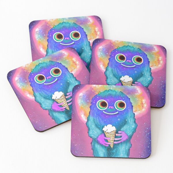 Item preview, Space Yeti Eating Ice Cream designed and sold by washcycle.