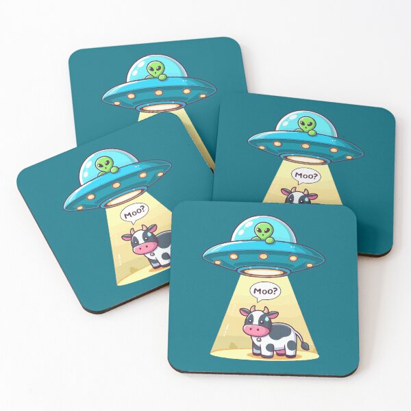Item preview, UFO abducts a cow - Funny designed and sold by Amazing States of America.