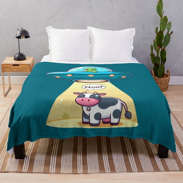 Item preview, UFO abducts a cow - Funny designed and sold by Amazing States of America.