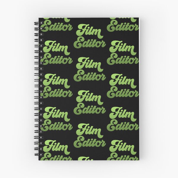 Aperçu de l'œuvre Groovy Film Editor - Dégradé Vert Lime créée et vendue par NermilioDesigns.
