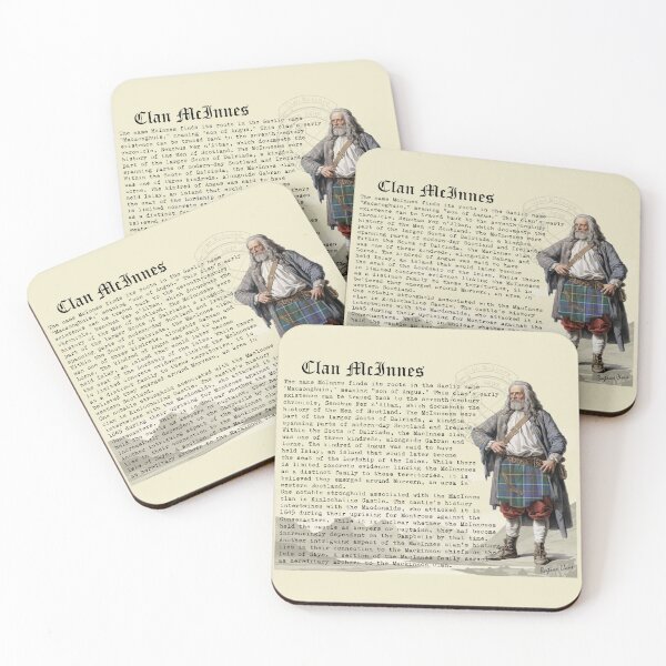 Item preview, McInnes Scottish Clan History  designed and sold by BagTown Clans.