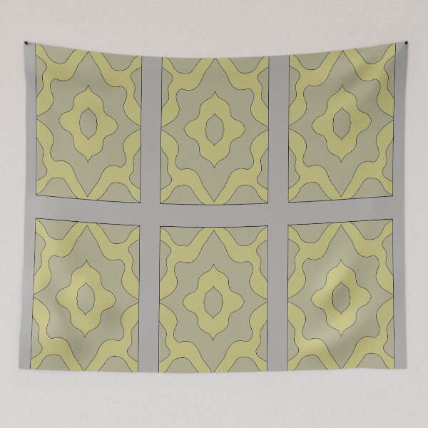 Item preview, patterns with gray and yellow tones designed and sold by azet-art.