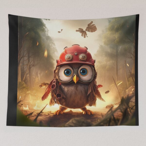 Item preview, Army Owl "Otto" designed and sold by Highlandkings.
