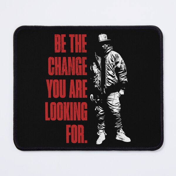 Item preview, Be The Change - Hip Hop Inspirational Quote designed and sold by Urban-Alien.