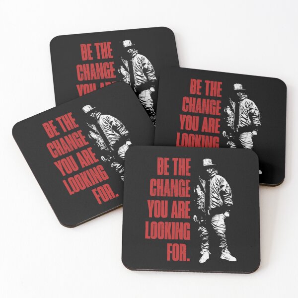 Item preview, Be The Change - Hip Hop Inspirational Quote designed and sold by Urban-Alien.