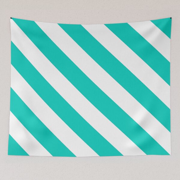 Item preview, Aqua Diagonal Stripes Pattern designed and sold by Jared Davies.