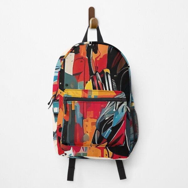 Item preview, Urban Beats Reimagined Muse Amidst Geometric Vibrance" designed and sold by ArtComixHaven.