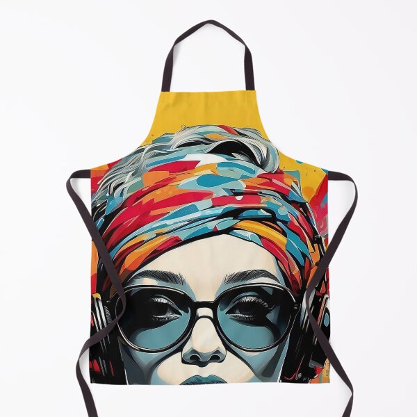 Item preview, Urban Beats Reimagined Muse Amidst Geometric Vibrance" designed and sold by ArtComixHaven.
