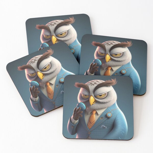 Item preview, Business Owl 2 "Omar" designed and sold by Highlandkings.
