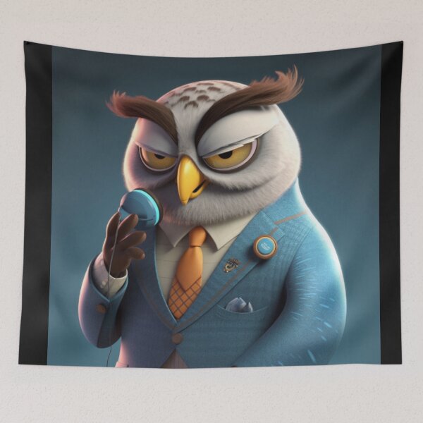 Item preview, Business Owl 2 "Omar" designed and sold by Highlandkings.