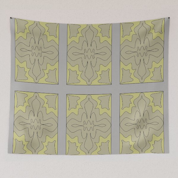 Item preview, patterns with gray and yellow tones designed and sold by azet-art.