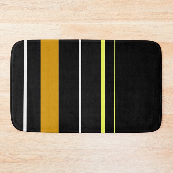 Item preview, "Previously Charged" - Black Yellow White Lines Contemporary Grid Shapes designed and sold by pngrktes-art.