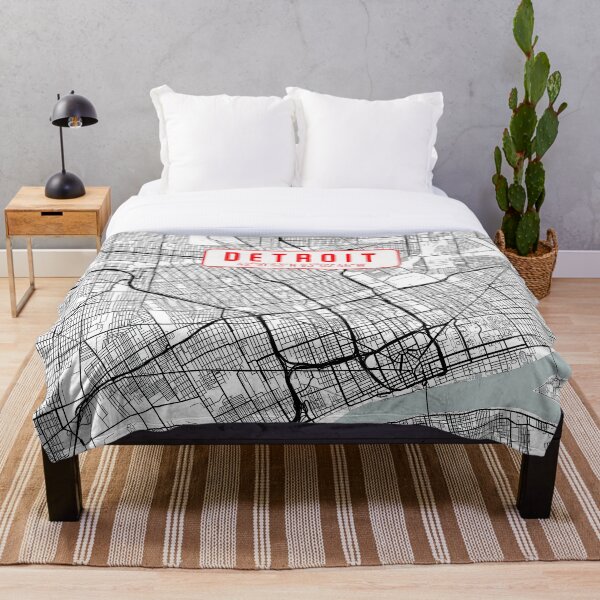 Item preview, mapa de Detroit designed and sold by Digital Sanctuary.
