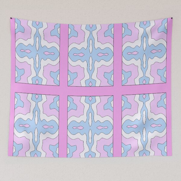 Item preview, patterns with pink and purple tones designed and sold by azet-art.