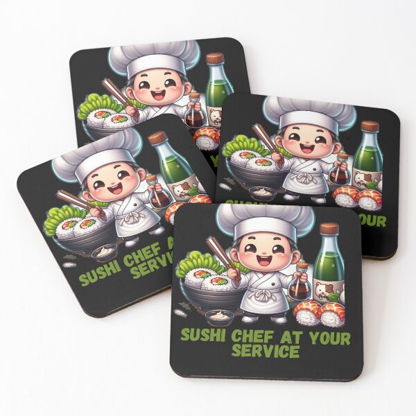 Item preview, sushi chef at. your service designed and sold by OtakuOnDemand.