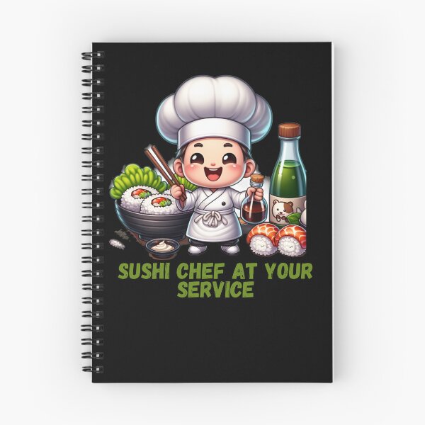Item preview, sushi chef at. your service designed and sold by OtakuOnDemand.