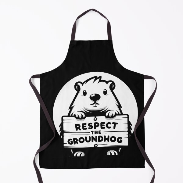 Item preview, Respect the Groundhog in Monochrome designed and sold by GoldenPattern.