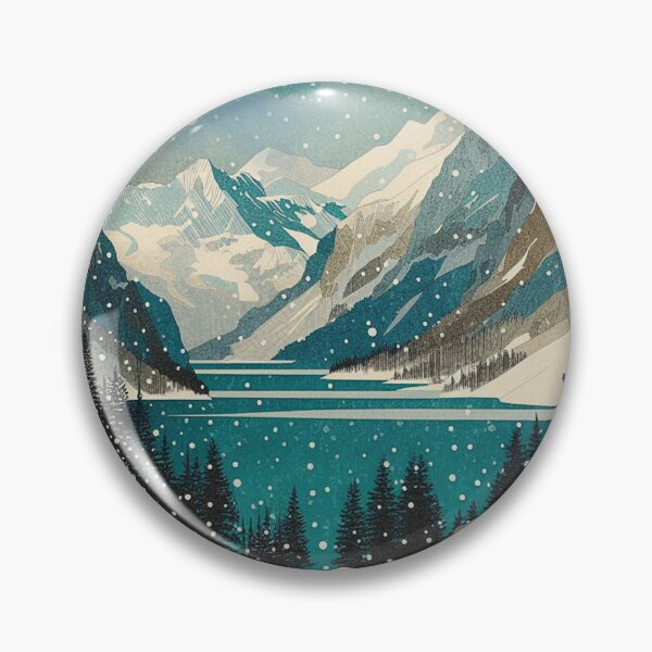 Item preview, Alpine Lake - Snowy Landscape Design designed and sold by HausKatz.