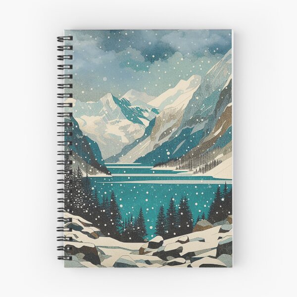 Item preview, Alpine Lake - Snowy Landscape Design designed and sold by HausKatz.