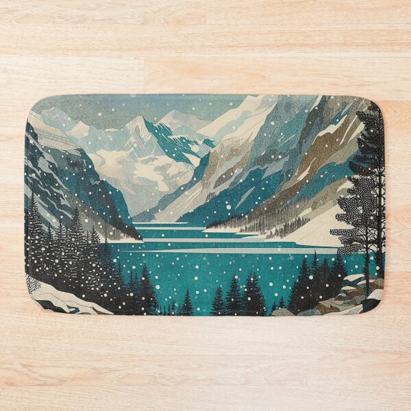 Item preview, Alpine Lake - Snowy Landscape Design designed and sold by HausKatz.