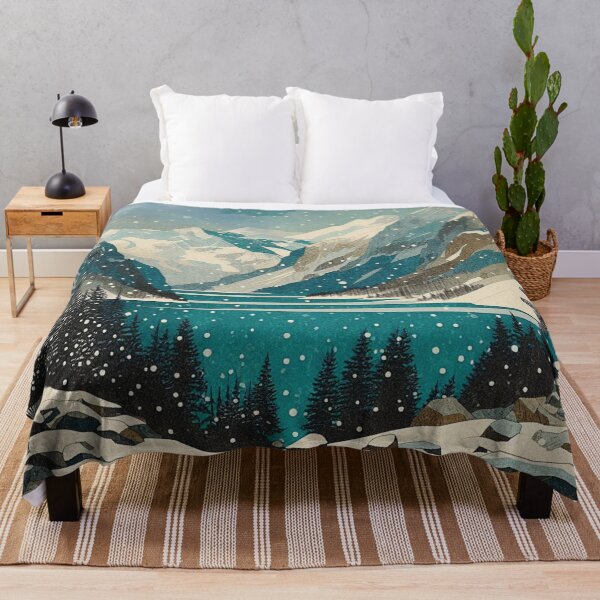 Item preview, Alpine Lake - Snowy Landscape Design designed and sold by HausKatz.