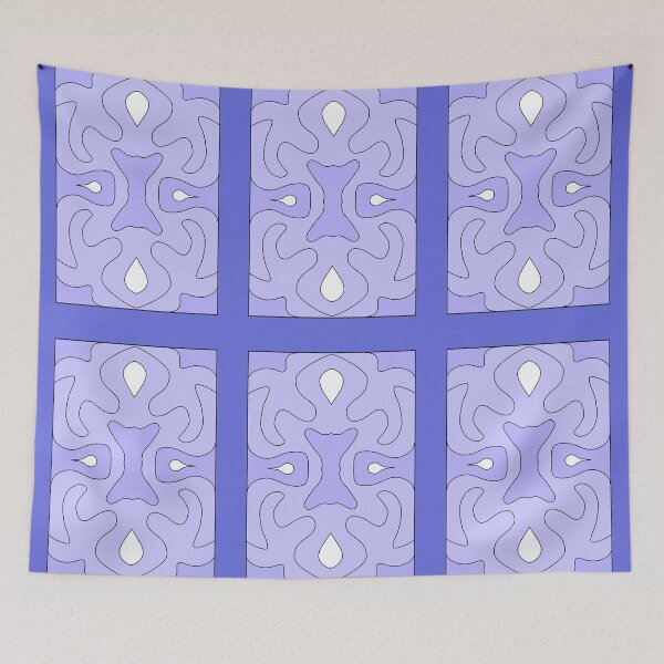 Item preview, patterns with blue tones designed and sold by azet-art.