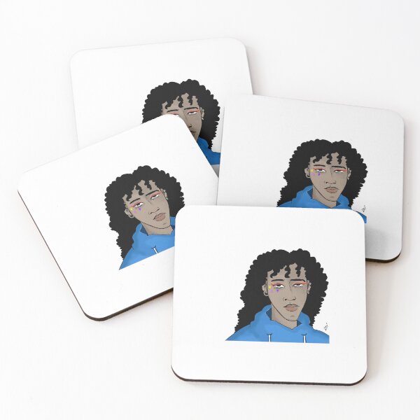 Item preview, Black Person With Curly Hair and Makeup designed and sold by cimentodoce.