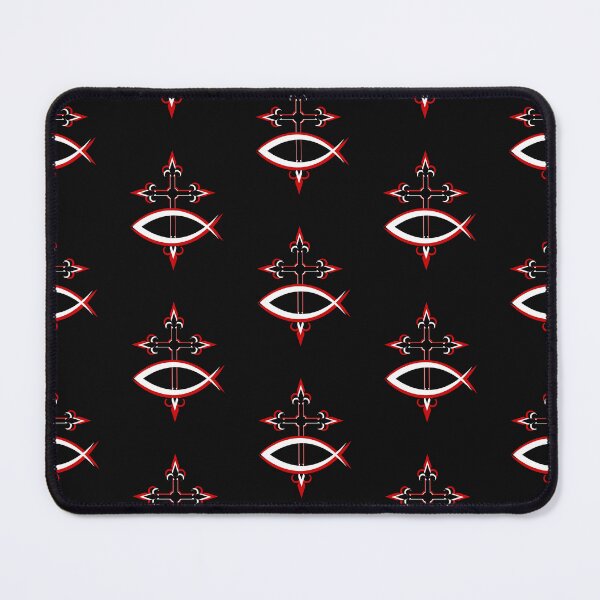 Item preview, Ichthus & Cross (abstract) designed and sold by Tripp Art Studio.