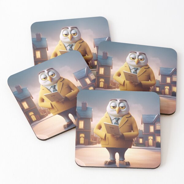Item preview, Estate Agent Owl "Olaf" designed and sold by Highlandkings.