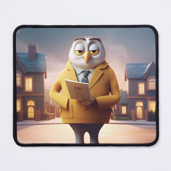 Item preview, Estate Agent Owl "Olaf" designed and sold by Highlandkings.