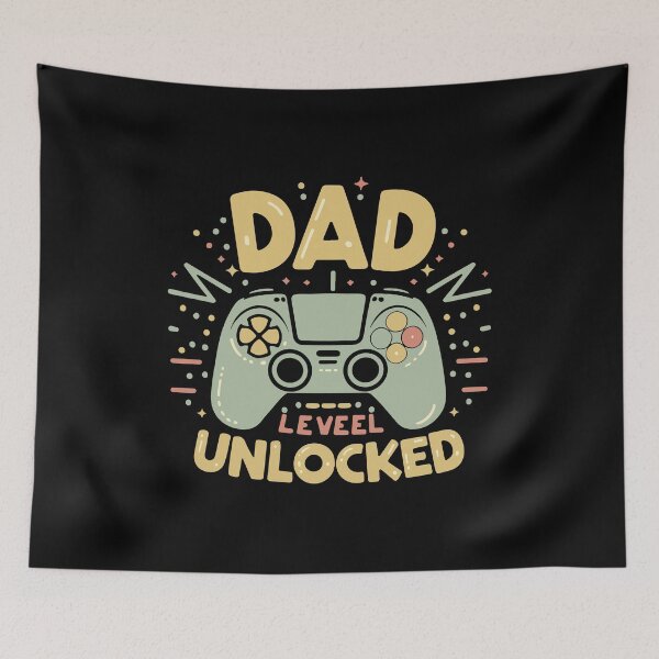 Item preview, Dad Level Unlocked - Funny New Dad First Time Dad Gift  - Father's Day Gift   designed and sold by MommyVibeArts.